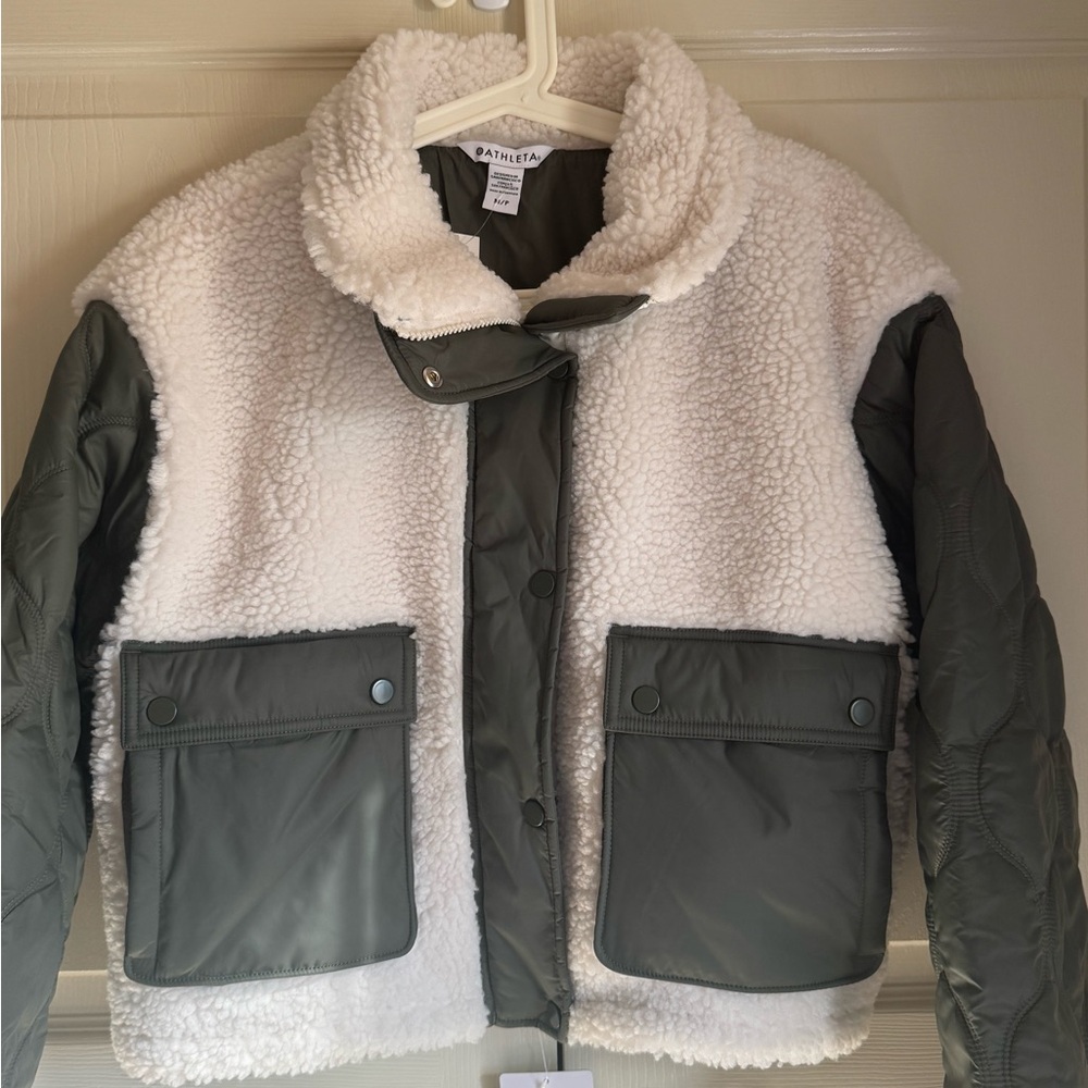 Athleta Fleece Hybrid Jacket